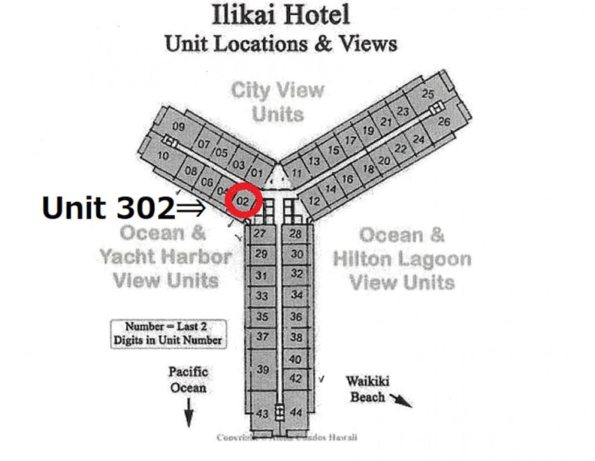 Hébergement de vacances Ilikai 302 - Spacious With Stunning Ocean & Harbor Views *